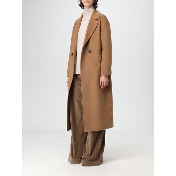 Hanita Coat Woman Camel - Picture 3 of 4